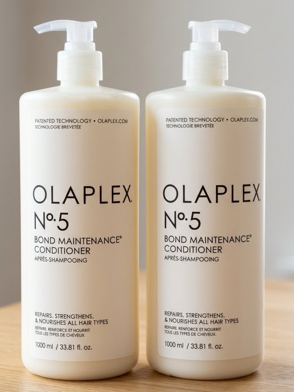 XL BOTTLES OLAPLEX No.5 Bonding Maintenance 2 X Conditioner Set 67 oz total!!